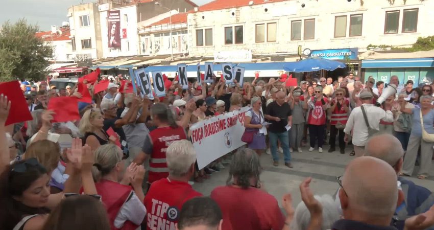 Foça’da Saniye Fıçı’ya tepki: “Oylarımızı alıp irademizi saraya teslim etti” "Foça Demokratik İradesine Sahip Çıkıyon İnisiyatifi"nin çağrısıyla Niham Dirim Barış