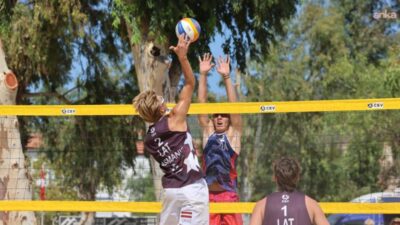 Foça’da düzenlenen 2026 CEV U18 Avrupa Plaj Voleybolu Şampiyonası’nda kadınlar
