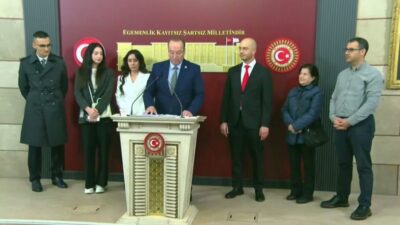 CHP Karabük Milletvekili Cevdet Akay, fon mağdurlarıyla birlikte TBMM'de düzenlediği