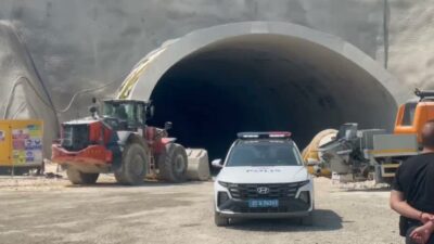 Gaziantep’te yapımı süren Dülük Tüneli inşaatı iskelesinde meydana gelen kazada