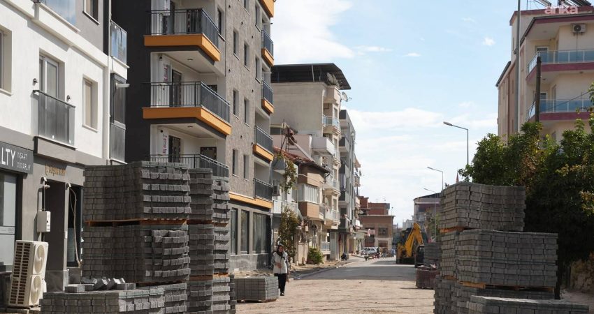 Germencik Belediye Başkanı Burak Zencirci, Reisköy ve Park mahallelerinde sürdürülen yol