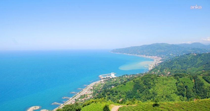 Gürcistan'dan havalanan 2 kişilik uçak Rize'nin Çayeli ilçesi açıklarında denize acil