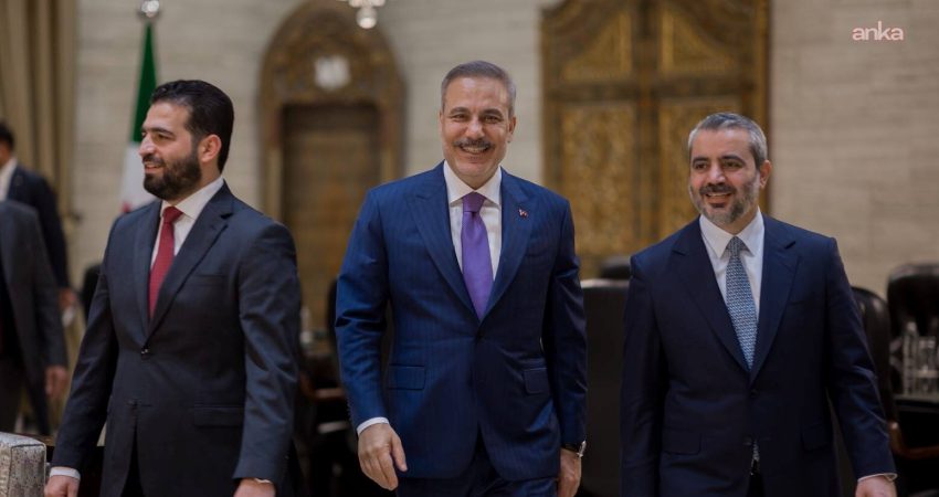 Dışişleri Bakanı Hakan Fidan, Suriye ziyareti kapsamında Şam'da Suriye Dışişleri