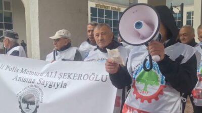 Tüm Emekliler Sendikası Hopa Şubesi üyeleri, Ankara’da yaşamına son veren emekli