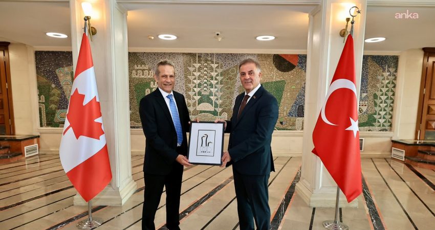 Kanada Ankara Büyükelçisi Marcel Lebleu, İBB Başkan Vekili Nuri Aslan'ı ziyaret
