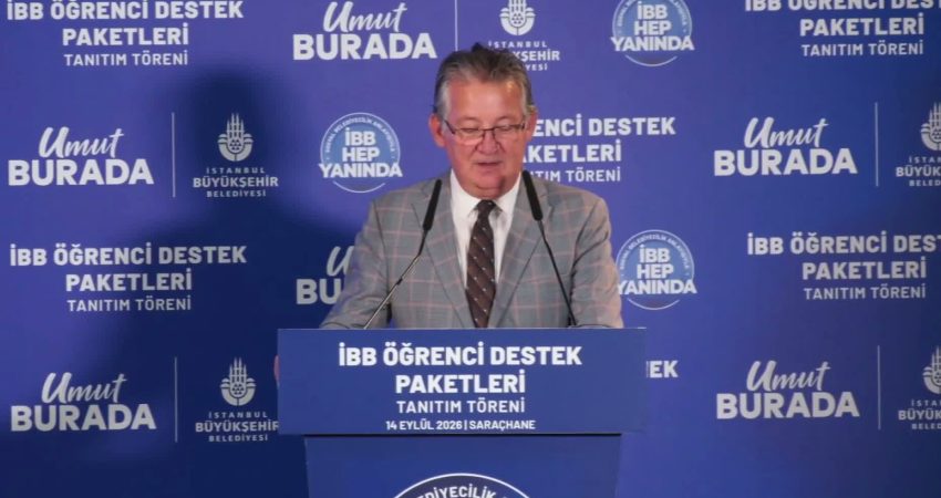 İBB Başkanvekili Nuri Aslan, 8,7 milyar liralık eğitim desteği paketini açıkladı: “21 Eylül-17 Ekim tarihleri arasında öğrencilerimiz ilk aylık abonmanlarını 1 liraya alabilecek” İBB, 2026-2027 eğitim-öğretim yılının ilk ders zili çalarken öğrenciler ve