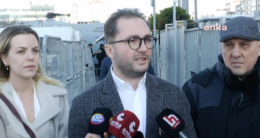 Avukat Gamze Pamuk, müvekkilleri avukat Hüseyin Ersöz ve avukat Enes
