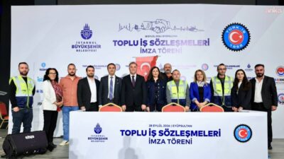 İBB ile TÜRK-İŞ'e bağlı sendikalar arasında yürütülen toplu iş sözleşmesi