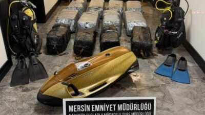 İçişleri Bakanlığı, Mersin Limanı'na gelen bir gemide düzenlenen operasyonda 12