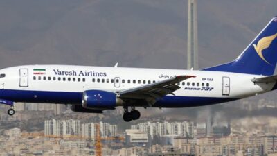 İran merkezli Varesh Airlines'ın Tahran-Duşanbe seferini yapan uçağın, rota ve
