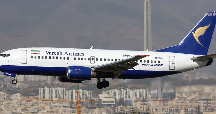 İran merkezli Varesh Airlines'ın Tahran-Duşanbe seferini yapan uçağın, rota ve