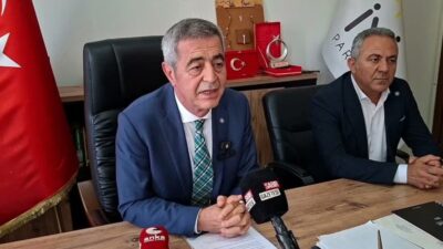 Osmaniye'de konuşan İYİ Parti Genel İdare Kurulu (GİK) Üyesi Kazım