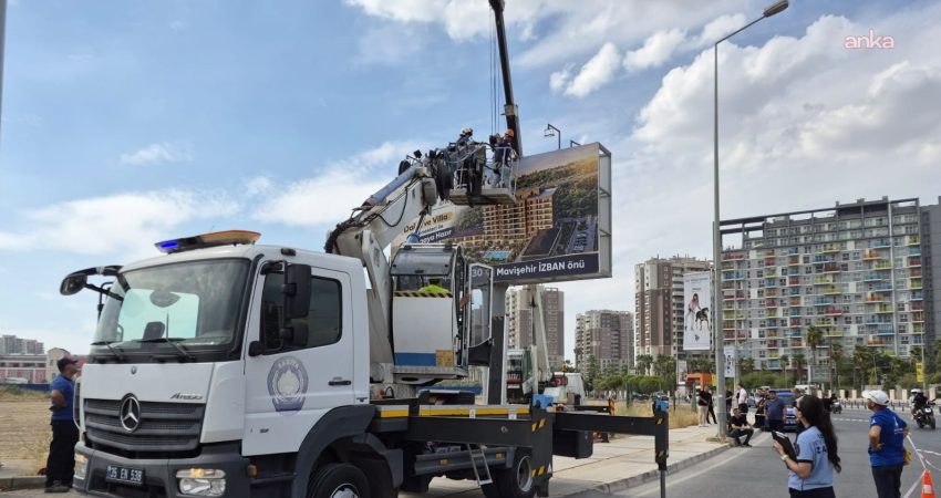 İzmir Büyükşehir Belediyesi, Karşıyaka’daki ilan ve reklam üniteleriyle ilgili tartışmalara