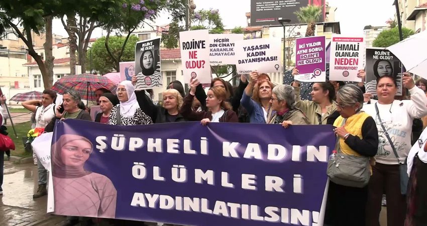 İzmir’de kadın örgütlerinden Rojin Kabaiş için adalet çağrısı: “Katilleri bulunsun, derhal yargılansın” İzmir'de kadın örgütleri, Rojin Kabaiş’in ölümünün ikinci yılı nedeniyle bir
