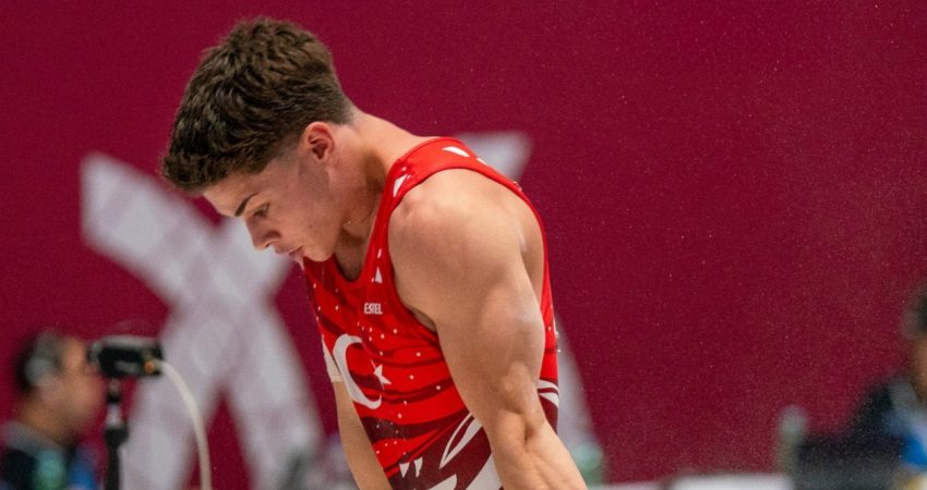 İzmir Büyükşehir Belediyesi Spor Kulübü’nün milli jimnastikçisi Altan Doğan, Taranto