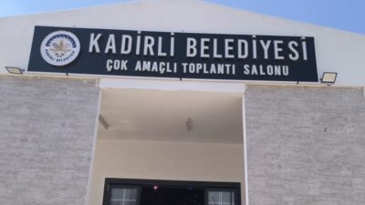 Osmaniye’nin Kadirli ilçesinde belediye tarafından yeni açılan düğün salonu, diğer