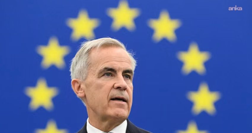 Kanada Başbakanı Mark Carney, Avrupa Parlamentosu'ndaki hitabında, Kanada ile Avrupa Birliği (AB)