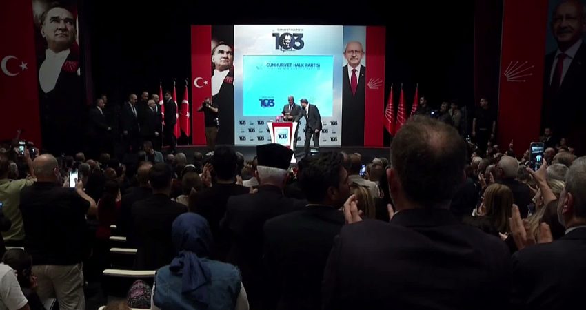 CHP Genel Başkanı Kemal Kılıçdaroğlu, CHP’nin 103’üncü kuruluş yıl dönümü