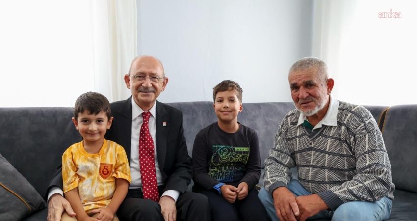CHP Genel Başkanı Kemal Kılıçdaroğlu, Özvarlı ailesinin Bolu Kasaplar Mahallesi’ndeki