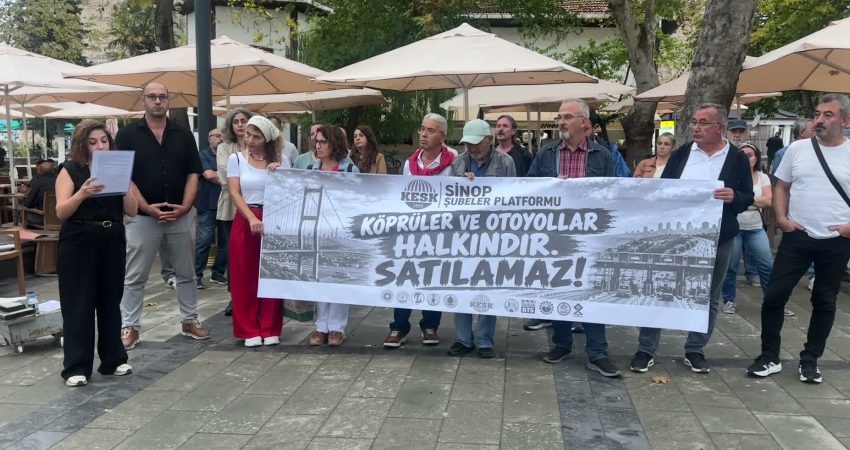 KESK Dönem Sözcüsü Nurgül Bayrak, kamuya ait köprü ve otoyolların