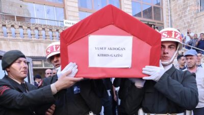 Mardin’in Ömerli ilçesinde yaşamını yitiren Kıbrıs Gazisi Yusuf Akdoğan, düzenlenen