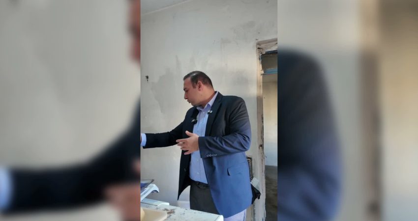 Kilis Belediye Başkanı Hakan Bilecen, bir evde kaçak ve kötü