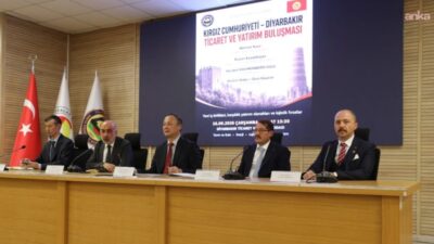 Kırgız Cumhuriyeti Ankara Büyükelçisi Ruslan Kazakbayev, Diyarbakır Ticaret ve Sanayi