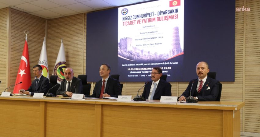Kırgız Cumhuriyeti Ankara Büyükelçisi Ruslan Kazakbayev, Diyarbakır Ticaret ve Sanayi