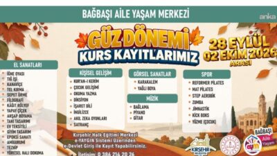 Kırşehir Belediyesi ile Halk Eğitimi Merkezi iş birliğinde Bağbaşı Aile