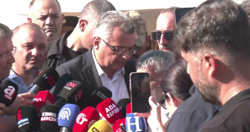 KKTC Cumhurbaşkanı Tufan Erhürman, Girne açıklarında batan yolcu gemisine ilişkin çalışmaları
