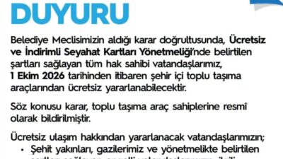Lüleburgaz Belediye Meclisi’nin eylül ayı ilk toplantısında alınan karar doğrultusunda,