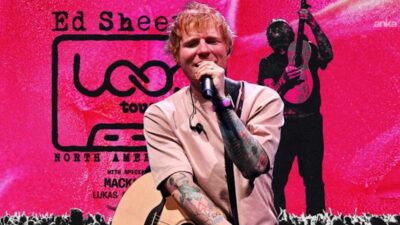 ABD'li rapçi Macklemore'un Ed Sheeran'ın "Loop Tour" turnesi kapsamında verdiği