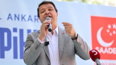  Saadet Partisi Genel Başkanı Mahmut Arıkan, "Çaydan fındığa, bademden fıstığa,