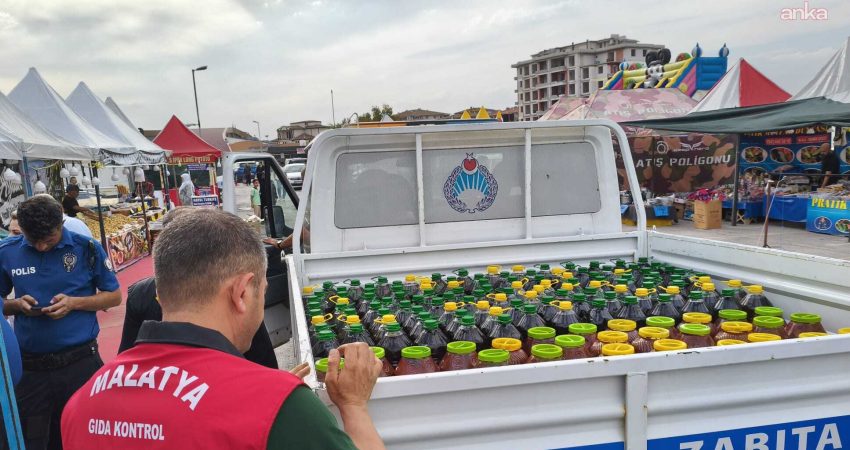 Malatya’daki yöresel fuarda gıda denetimi: Yüzlerce kilo ürüne imha edilmek üzere el konuldu Malatya’daki yöresel ürünler fuarında yapılan gıda denetiminde, 380 kilogram ürün
