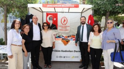 Manisa Bağ Bozumu Şenlikleri kapsamında Şemsiyeli Sokak ve Ulupark’ta kurulan
