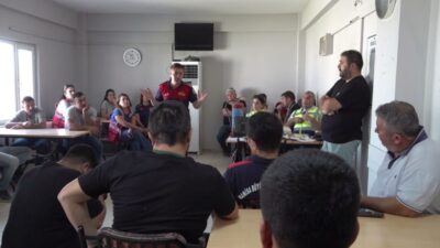 Manisa Büyükşehir Belediyesi bünyesinde görev yapan personele yönelik iş sağlığı