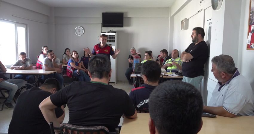 Manisa Büyükşehir Belediyesi bünyesinde görev yapan personele yönelik iş sağlığı