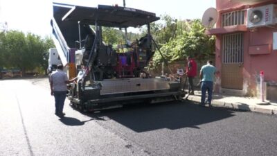 Manisa Büyükşehir Belediyesi, Ahmetli ilçesinde yol yapım ve asfaltlama çalışmalarını