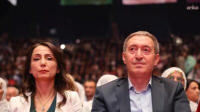 DEM Parti Eş Genel Başkanları Tülay Hatimoğulları ve Tuncer Bakırhan, Manisa Turgutlu’da