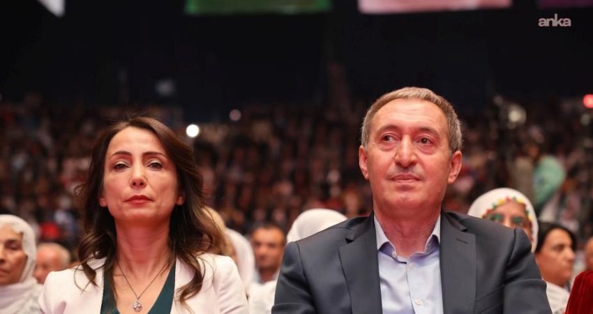DEM Parti Eş Genel Başkanları Tülay Hatimoğulları ve Tuncer Bakırhan, Manisa Turgutlu’da