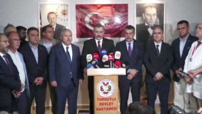 İçişleri Bakanı Mustafa Çiftçi ile Milli Eğitim Bakanı Yusuf Tekin,