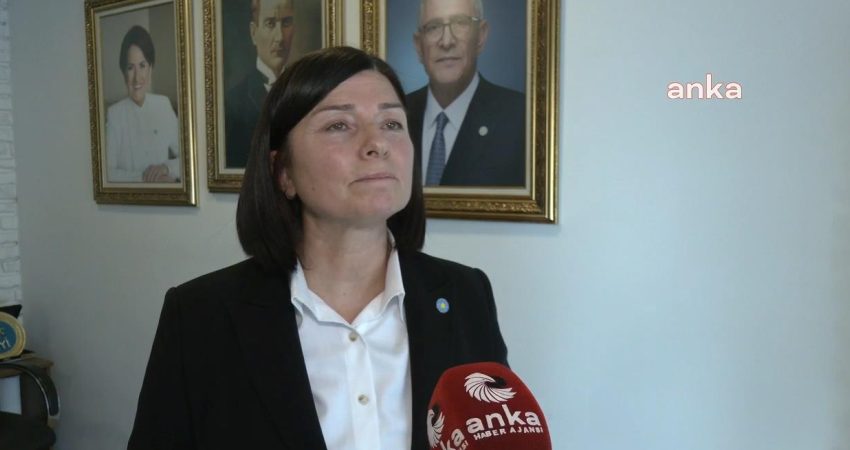 İYİ Parti Genel Başkan Yardımcısı Kevser Ofluoğlu, Manisa'da bir okul