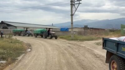 YENİ Parti Manisa Milletvekili Bekir Başevirgen, TMO'nun üzüm alım noktalarında,
