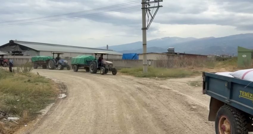YENİ Parti Manisa Milletvekili Bekir Başevirgen, TMO'nun üzüm alım noktalarında,