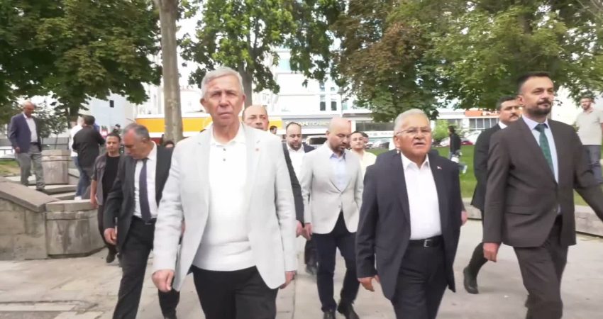  ABB ve Tarihi Kentler Birliği (TKB) Başkanı Mansur Yavaş, TKB