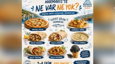 Marmaris Deniz Ürünleri Festivali, bu yıl 2-4 Ekim 2026 tarihleri