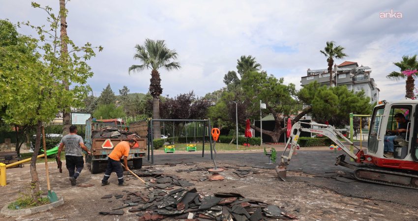 Marmaris Belediyesi, merkez ve kırsal mahallelerde yer alan 16 parkta