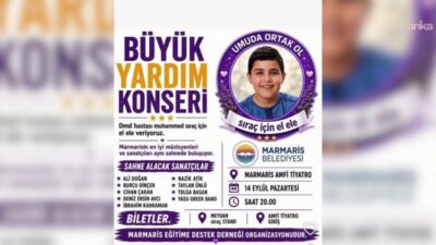 Marmaris’in sevilen sanatçıları, 14 Eylül Pazartesi günü Amfi Tiyatro’da DMD