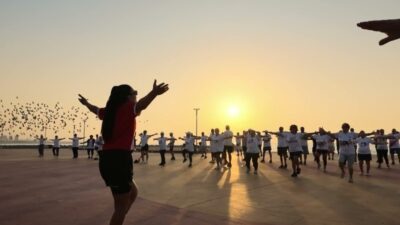 Mersin Büyükşehir Belediyesi, Avrupa Hareketlilik Haftası etkinlikleri kapsamında vatandaşları sabah