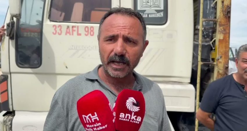 Mersin’de kamyoncular kontak kapattı: Nereye kadar dayanacağız? Mersin'de 300 kamyoncu, mazot fiyatlarının 100 lirayı aşmasına rağmen nakliye